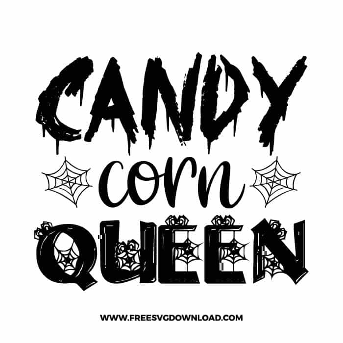 Candy corn queen web free SVG & PNG, SVG Free Download,  SVG for Cricut Design Silhouette, svg files for cricut, halloween free svg, spooky svg