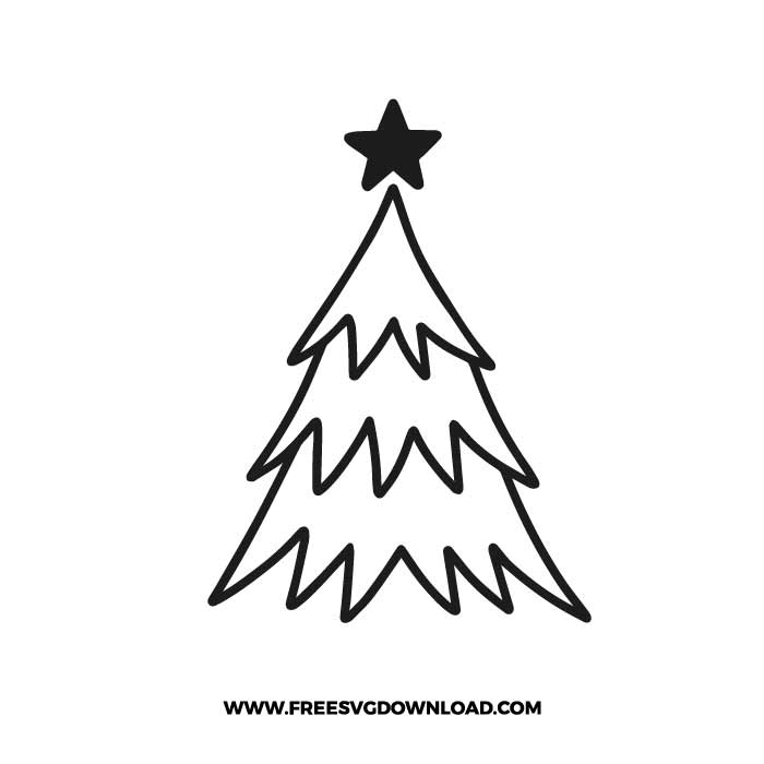 Christmas tree SVG & PNG free Christmas cut files - Free SVG Download