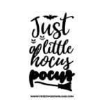 Just little hocus pocus broom free SVG & PNG, SVG Free Download,  SVG for Cricut Design Silhouette, svg files for cricut, halloween free svg, spooky svg