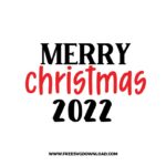 Merry Christmas 2022 SVG & PNG, SVG Free Download,  SVG for Cricut Design Silhouette, svg files for cricut, quotes svg, popular svg, funny svg, Merry Christmas SVG, holiday svg, Santa svg, snow flake svg, candy cane svg, Christmas tree svg, christmas ornament svg
