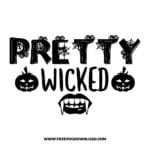 Pretty wicked fang free SVG & PNG, SVG Free Download,  SVG for Cricut Design Silhouette, svg files for cricut, halloween free svg, spooky svg