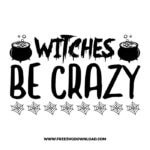 Witches be crazy spider free SVG & PNG, SVG Free Download,  SVG for Cricut Design Silhouette, svg files for cricut, halloween free svg, spooky svg