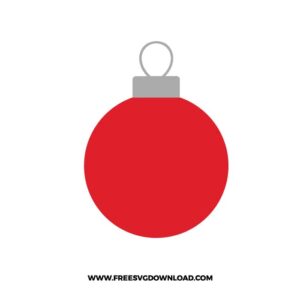 Christmas Ball Free SVG File