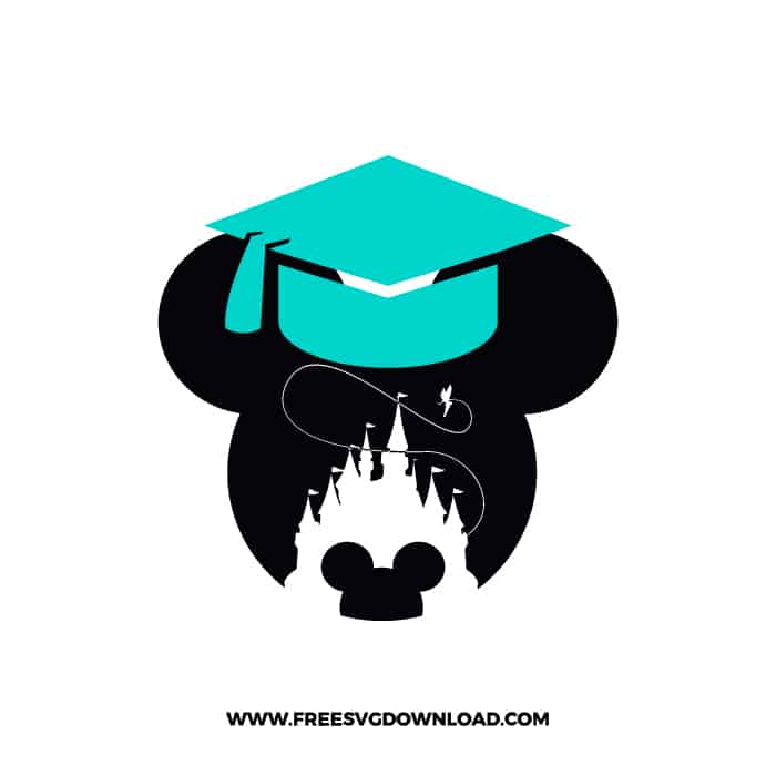 Disney Graduation 3 SVG & PNG cut files - Free SVG Download