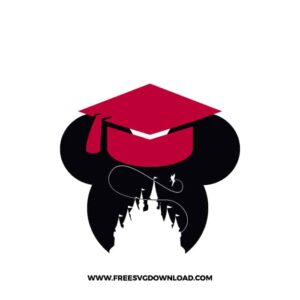 Disney Graduation 4 SVG cut file