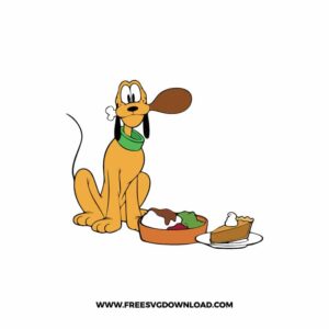 Disney Thanksgiving Pluto 2 SVG & PNG, SVG Free Download, svg files for cricut, svg files for Silhouette, mickey svg, thanksgiving svg