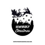 Merry Christmas Sleigh SVG & PNG, SVG Free Download, svg files for cricut, svg files for Silhouette, separated svg, trending svg, Merry Christmas SVG, holiday svg, Santa svg, snowflake svg, candy cane svg, Christmas tree svg, Christmas ornament svg, Christmas quotes, noel svg