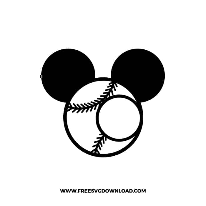Mickey Baseball Sports SVG & PNG, SVG Free Download, svg files for cricut, svg files for Silhouette, mickey mouse svg, disney svg