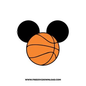 Mickey Basketball Sports SVG & PNG, SVG Free Download, svg files for cricut, svg files for Silhouette, mickey mouse svg, disney svg