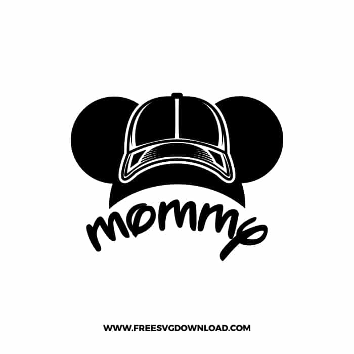 Mickey Family Cap Mummy SVG & PNG, SVG Free Download, svg files for cricut, svg files for Silhouette, mickey mouse svg, disney svg