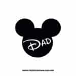 Mickey Family Dad SVG & PNG, SVG Free Download, svg files for cricut, svg files for Silhouette, mickey mouse svg, disney svg