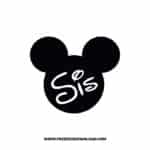 Mickey Family Sis SVG & PNG, SVG Free Download, svg files for cricut, svg files for Silhouette, mickey mouse svg, disney svg