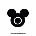Mickey Head Number 0 SVG & PNG, SVG Free Download, svg files for cricut, svg files for Silhouette, mickey mouse svg, disney svg