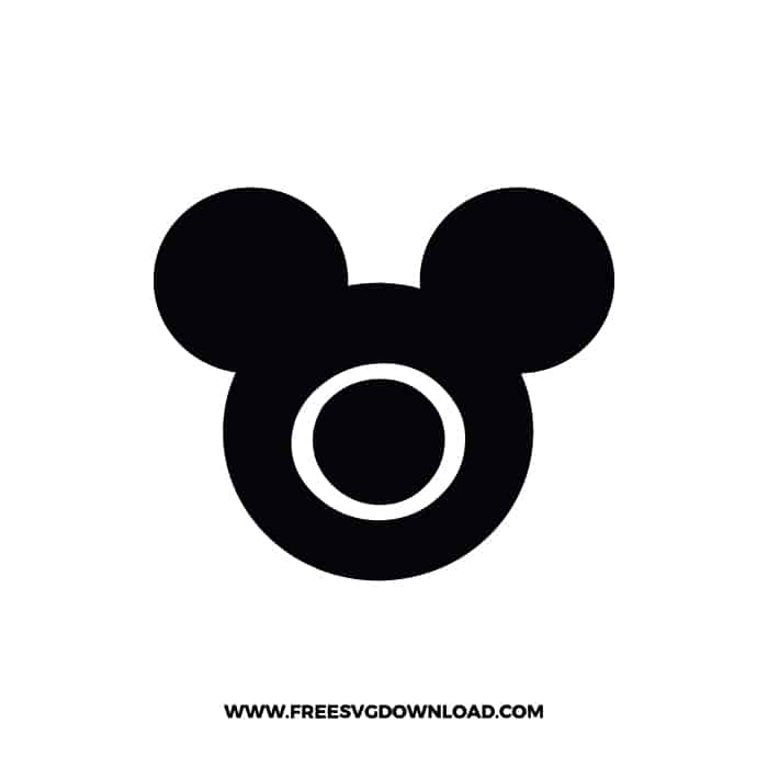 Mickey Head Number 0 SVG & PNG, SVG Free Download, svg files for cricut, svg files for Silhouette, mickey mouse svg, disney svg