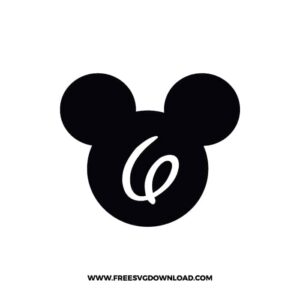 Mickey Head Number 6 Free SVG File