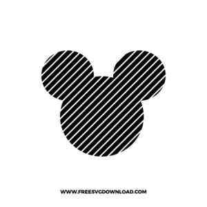 Mickey Monochrome Lines45 SVG & PNG, SVG Free Download, svg files for cricut, svg files for Silhouette, mickey mouse svg, disney svg
