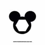 Mickey Monogram Hexagon SVG & PNG, SVG Free Download, svg files for cricut, svg files for Silhouette, mickey mouse svg, disney svg