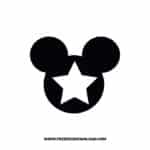 Mickey Monogram Star SVG & PNG, SVG Free Download, svg files for cricut, svg files for Silhouette, mickey mouse svg, disney svg