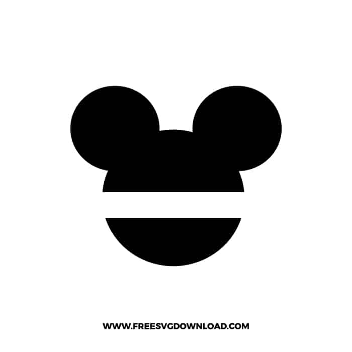 Mickey Monogram SVG & PNG cut files - Free SVG Download