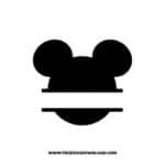 Mickey Split Monogram 2 SVG & PNG, SVG Free Download, svg files for cricut, svg files for Silhouette,Mickey mouse svg, disney svg