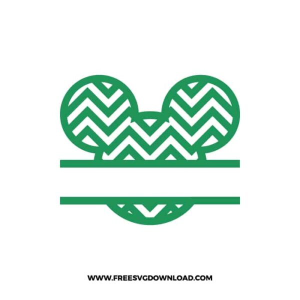 Mickey Minnie Split Monogram Free SVG Files | Free SVG Download