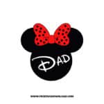 Minnie Family Dad 2 SVG & PNG, SVG Free Download, svg files for cricut, svg files for Silhouette, mickey mouse svg, disney svg