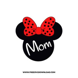 Minnie Family Mom 2 SVG cut file