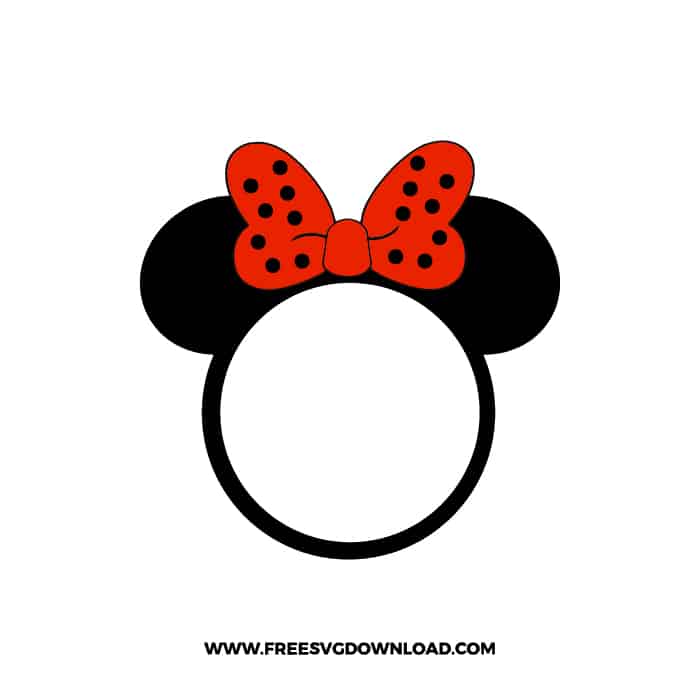 Minnie Monogram 1 SVG & PNG, SVG Free Download, svg files for cricut, svg files for Silhouette, Minnie svg, disney svg,