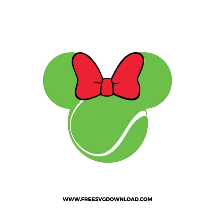 Minnie Tennis Sports SVG & PNG, SVG Free Download, svg files for cricut, svg files for Silhouette, mickey mouse svg, disney svg