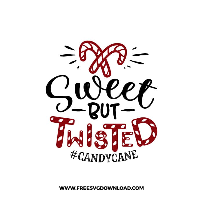 Sweet but twisted SVG & PNG, SVG Free Download, svg files for cricut, christmas free svg, christmas ornament svg