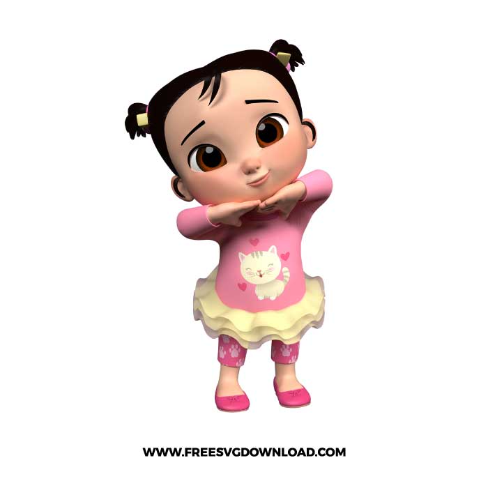 Cece Cocomelon free PNG Clipart cut files - Free SVG Download Cece Cocomelon free PNG Clipart cut files - Free SVG Download