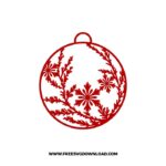 Christmas Ball Paper Cut SVG & PNG, SVG Free Download, svg files for cricut, svg files for Silhouette, separated svg, trending svg, Merry Christmas SVG, holiday svg, Santa svg, snowflake svg, candy cane svg, Christmas tree svg, Christmas ornament svg, Christmas quotes, paper cut svg