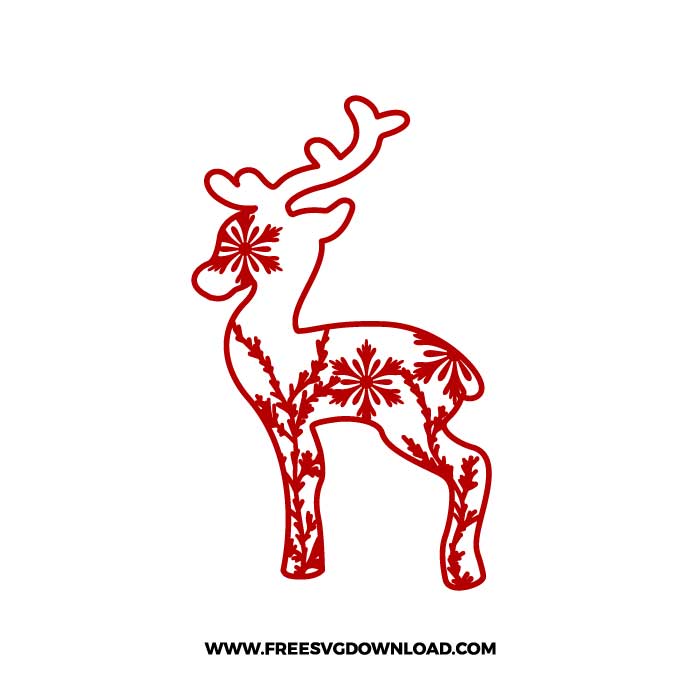 Christmas Deer Paper Cut SVG & PNG, SVG Free Download, svg files for cricut, svg files for Silhouette, separated svg, trending svg, Merry Christmas SVG, holiday svg, Santa svg, snowflake svg, candy cane svg, Christmas tree svg, Christmas ornament svg, Christmas quotes, paper cut svg