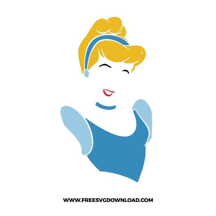 Cinderella Free SVG & PNG Princess cut files | Free SVG Download