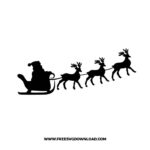 Flying Santa Sleigh SVG & PNG, SVG Free Download, svg files for cricut, svg files for Silhouette, separated svg, trending svg, Merry Christmas SVG, holiday svg, Santa svg, snowflake svg, candy cane svg, Christmas tree svg, Christmas ornament svg, Christmas quotes, noel svg, christmas ball free svg, reindeer svg, rudolph svg