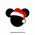 Mickey Christmas Hat SVG & PNG, SVG Free Download, svg files for cricut, svg files for Silhouette, separated svg, trending svg, disney svg, disneyland svg, mickey mouse svg, gmickey head svg, minnie svg, minnie mouse svg, disney castle svg, Merry Christmas SVG, holiday svg, Santa svg, snow flake svg, candy cane svg, Christmas tree svg, Christmas ornament svg, Christmas quotes, mickey christmas svg
