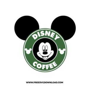 Mickey Disney Coffee Starbucks SVG & PNG, SVG Free Download,  SVG for Silhouette, svg files for cricut, separated svg, mickey mouse svg, mickey svg, minnie starbucks svg, mickey starbucks svg, starbucks wrap free svg