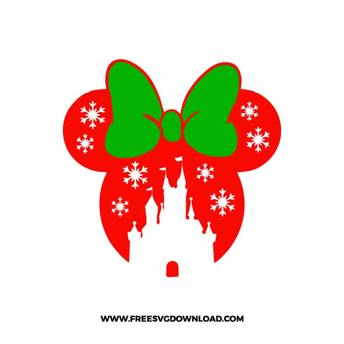 Minnie Christmas Castle SVG & PNG, SVG Free Download, svg files for cricut, svg files for Silhouette, separated svg, trending svg, disney svg, disneyland svg, mickey mouse svg, gmickey head svg, minnie svg, minnie mouse svg, disney castle svg, Merry Christmas SVG, holiday svg, Santa svg, snow flake svg, candy cane svg, Christmas tree svg, Christmas ornament svg, Christmas quotes, mickey christmas svg