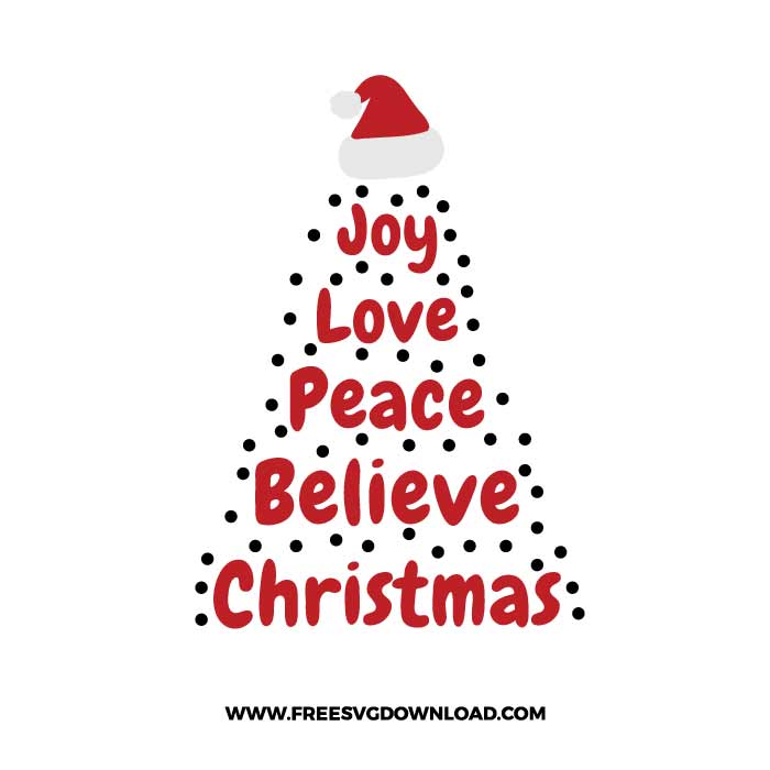 Quotes Christmas Tree SVG & PNG, SVG Free Download, svg files for cricut, svg files for Silhouette, separated svg, funny christmas svg, Merry Christmas SVG, holiday svg, Santa svg, snowflake svg, candy cane svg, Christmas tree svg, Christmas ornament svg, Christmas quotes, noel svg, joy svg, believe svg, love svg