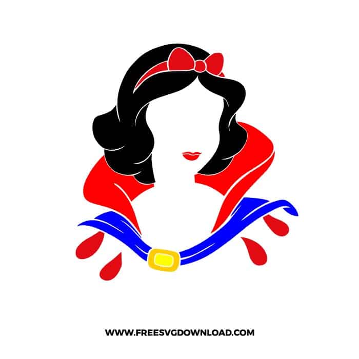 Snow White Free SVG & PNG, SVG Free Download, svg files for cricut, svg files for Silhouette, separated svg, trending svg, disney svg, disney princess svg, princess svg, disneyland svg, seven dwarfs svg