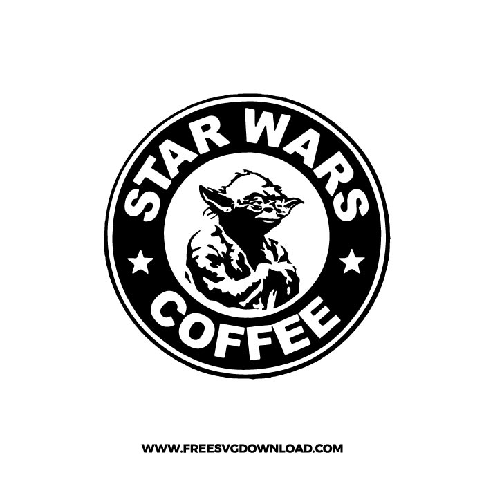 Star Wars Coffee Starbucks SVG & PNG cut files 2