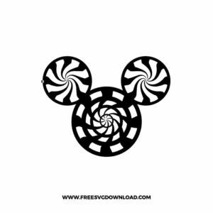 Mickey Head Candy Black SVG & PNG, SVG Free Download, svg files for cricut, svg files for Silhouette, mickey mouse svg, disney svg