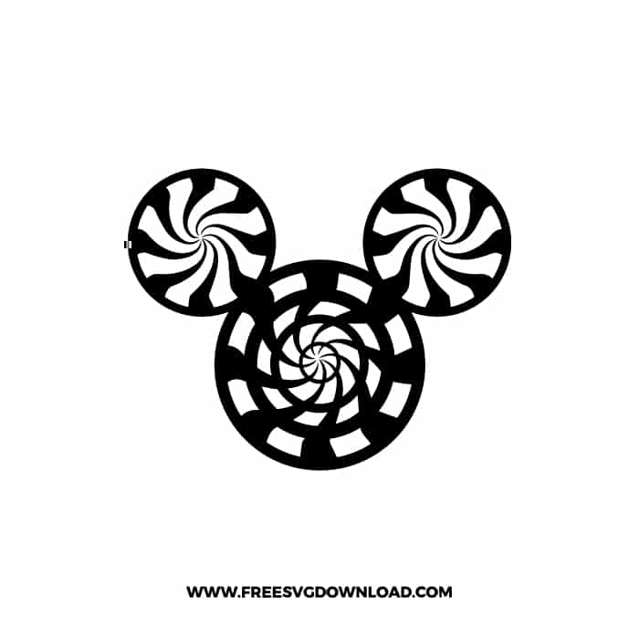 Mickey Head Candy Black SVG & PNG, SVG Free Download, svg files for cricut, svg files for Silhouette, mickey mouse svg, disney svg