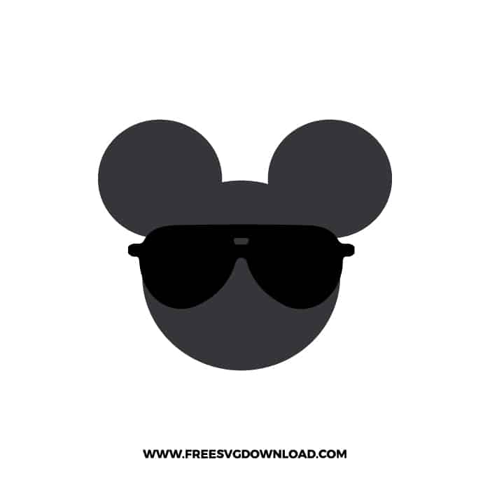 Mickey Sunglasses 2 SVG & PNG, SVG Free Download, svg files for cricut, svg files for Silhouette, mickey mouse svg, disney svg