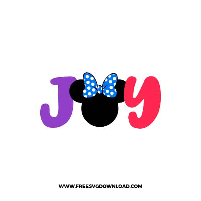 Minnie Joy SVG & PNG, SVG Free Download, svg files for cricut, svg files for Silhouette, mickey mouse svg, disney svg