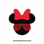 Minnie Sunglasses SVG & PNG, SVG Free Download, svg files for cricut, svg files for Silhouette, mickey mouse svg, disney svg