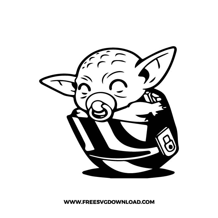 mandalorian svg, star wars svg, baby yoda free svg