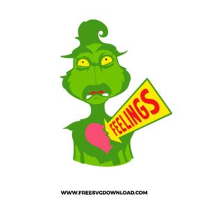 Grinch Feelings Free SVG File