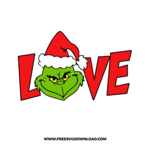Grinch Love Free SVG File