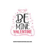 Be Mine Valentine 2 SVG & PNG, SVG Free Download, SVG for Cricut Design, love svg, valentines day svg, be my valentine svg